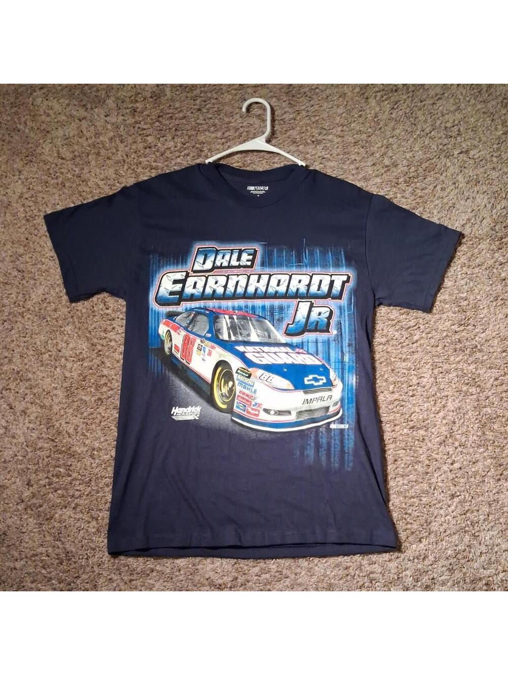 NASCAR Dale Earnhardt Jr. Cotton T-Shirt with graphic of a race car